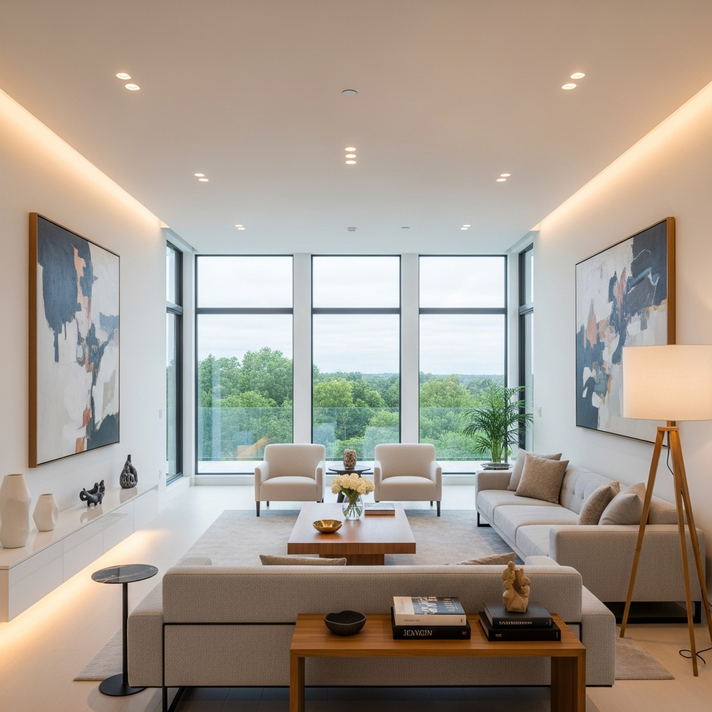 Interiér bytu po rekonstrukci